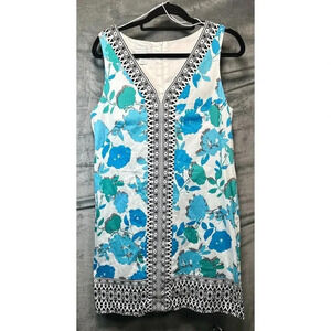 Womens London Times Plus Sz 14 Floral Midi Sleeveless Bodycon Dress Bright Color